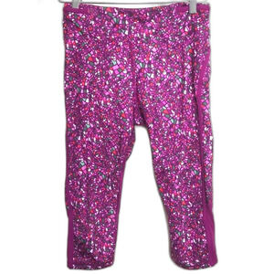 Lululemon Paradise Camo Real Quick Crop Leggings Size 6